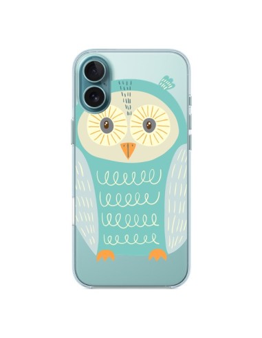 Coque iPhone 16 Plus Hibou Owl Transparente - Petit Griffin