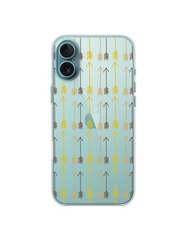 Coque iPhone 16 Plus Fleche Arrow Transparente - Petit Griffin