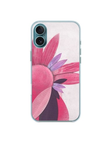 Coque iPhone 16 Plus Flowers Fleurs Roses - Lassana