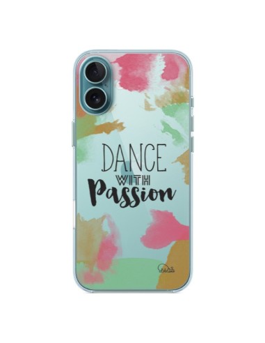 Coque iPhone 16 Plus Dance With Passion Transparente - Lolo Santo