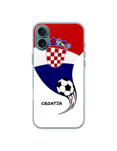 Coque iPhone 16 Plus Equipe Croatie Croatia Football - Madotta