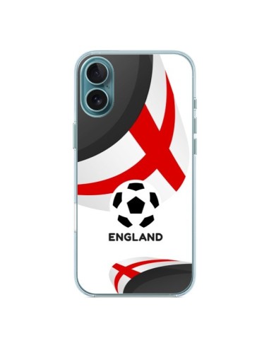 Coque iPhone 16 Plus Equipe Angleterre Football - Madotta