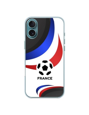 Coque iPhone 16 Plus Equipe France Football - Madotta