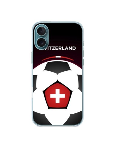 Coque iPhone 16 Plus Suisse Ballon Football - Madotta