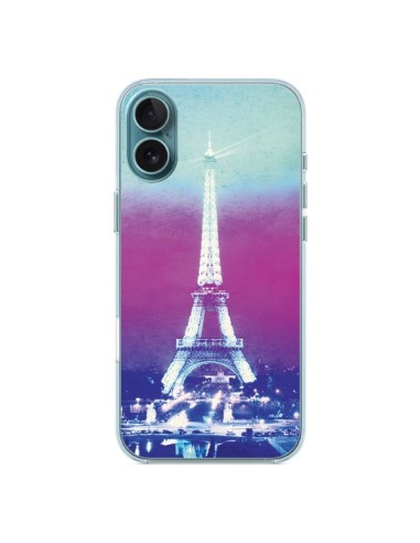 Coque iPhone 16 Plus Tour Eiffel Night - Mary Nesrala