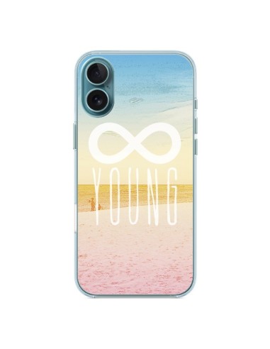 Coque iPhone 16 Plus Forever Young Plage - Mary Nesrala