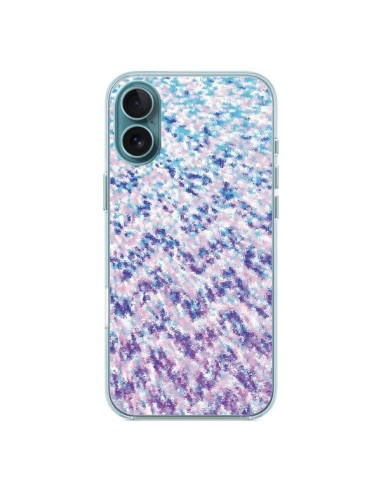 Coque iPhone 16 Plus Chevron Splash Triangle Azteque - Mary Nesrala