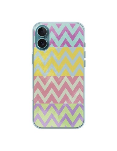 Coque iPhone 16 Plus Chevron Summer Triangle Azteque - Mary Nesrala