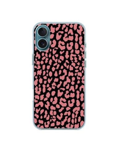 Coque iPhone 16 Plus Leopard Corail - Mary Nesrala