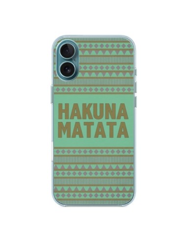 Coque iPhone 16 Plus Hakuna Matata Roi Lion - Mary Nesrala