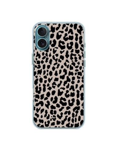 Cover iPhone 16 Plus Leopardo Marrone - Mary Nesrala