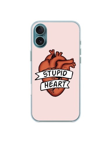 Coque iPhone 16 Plus Stupid Heart Coeur - Maryline Cazenave