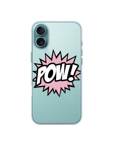 Coque iPhone 16 Plus Pow Transparente - Maryline Cazenave