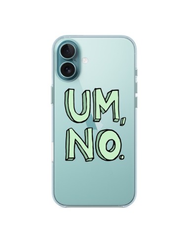 Coque iPhone 16 Plus Um, No Transparente - Maryline Cazenave