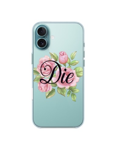 Coque iPhone 16 Plus Die Fleurs Transparente - Maryline Cazenave