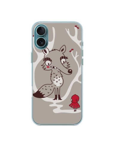 Coque iPhone 16 Plus Le Petit Chaperon Rouge Loup - Maria Jose Da Luz