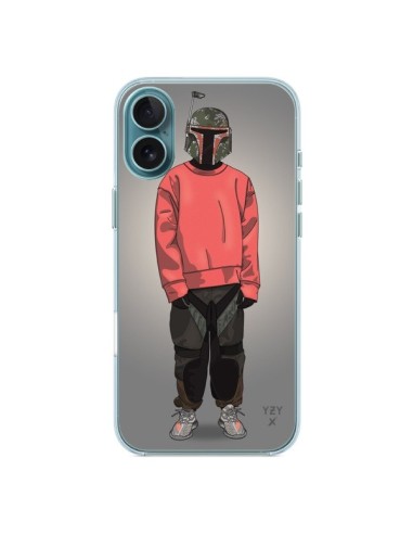 Coque iPhone 16 Plus Pink Yeezy - Mikadololo