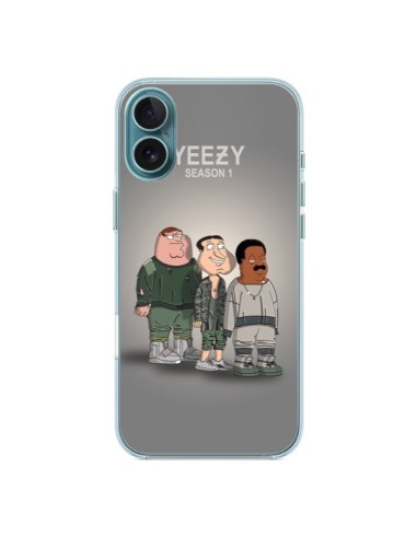 Coque iPhone 16 Plus Squad Family Guy Yeezy - Mikadololo