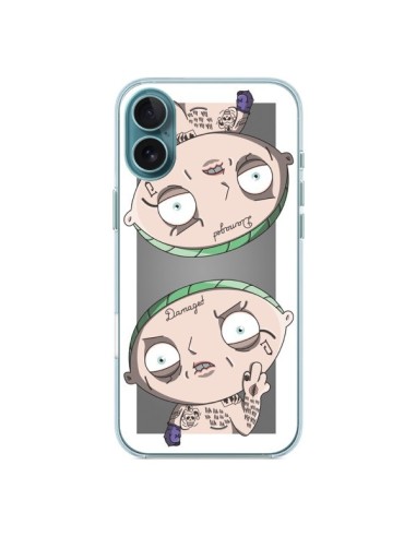 Coque iPhone 16 Plus Stewie Joker Suicide Squad Double - Mikadololo