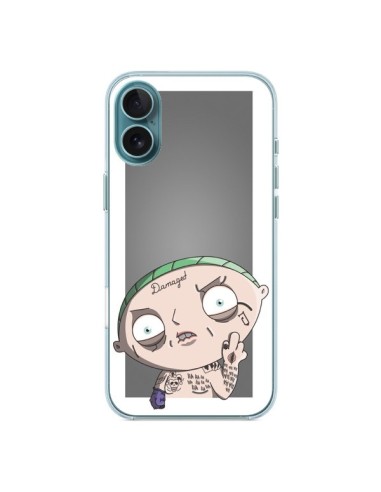 Coque iPhone 16 Plus Stewie Joker Suicide Squad - Mikadololo