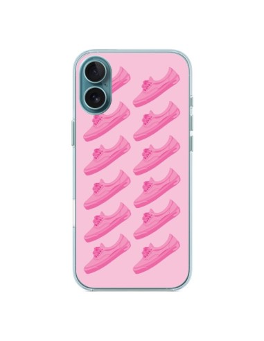 Coque iPhone 16 Plus Pink Rose Vans Chaussures - Mikadololo