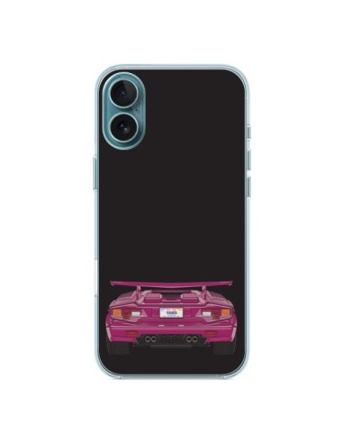 Coque iPhone 16 Plus Yamborhini Voiture - Mikadololo