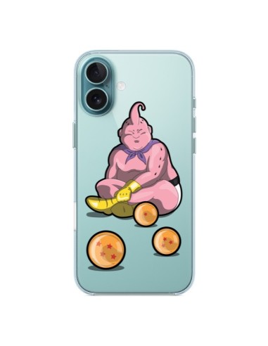 Coque iPhone 16 Plus Buu Dragon Ball Z Transparente - Mikadololo