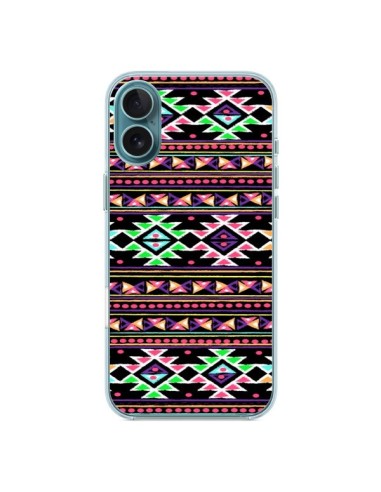 Coque iPhone 16 Plus Black Aylen Azteque - Monica Martinez