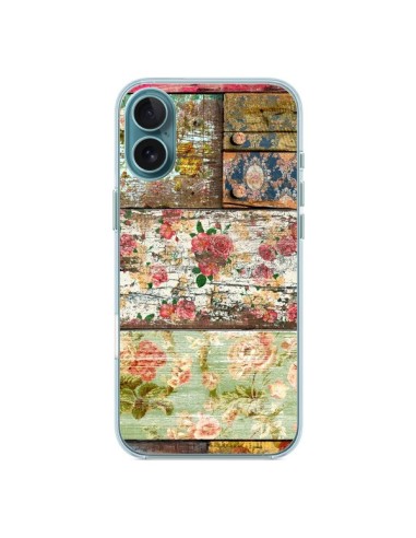 Coque iPhone 16 Plus Lady Rococo Bois Fleur - Maximilian San