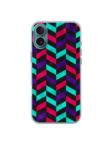 Coque iPhone 16 Plus Azteque Geometric Mundo - Maximilian San