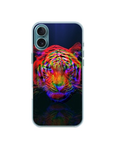 Coque iPhone 16 Plus Tigre Beautiful Aberration - Maximilian San