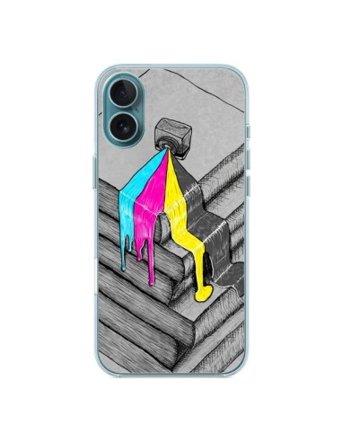 Coque iPhone 16 Plus Appareil Photo Bleeding Words - Maximilian San