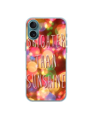 Coque iPhone 16 Plus Brighter Than Sunshine Paillettes - Maximilian San