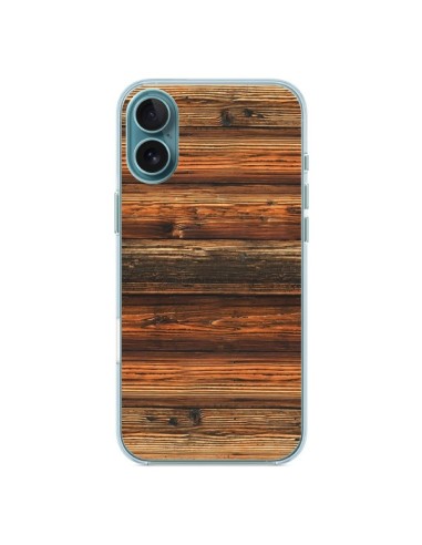 Coque iPhone 16 Plus Style Bois Buena Madera - Maximilian San