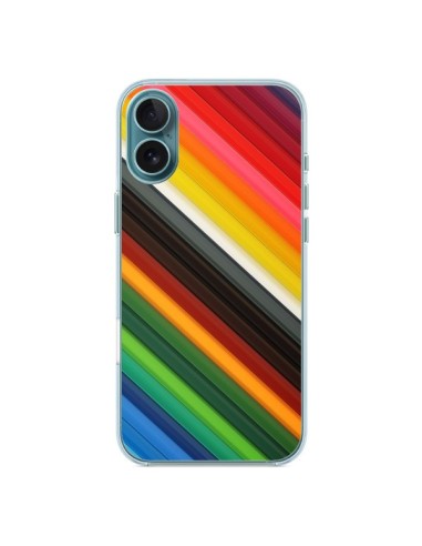 Coque iPhone 16 Plus Arc en Ciel Rainbow - Maximilian San