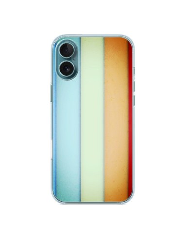 Coque iPhone 16 Plus Lignes Verticales Geometric - Maximilian San