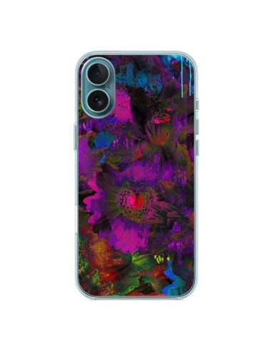 Coque iPhone 16 Plus Fleurs Lysergic Lujan - Maximilian San