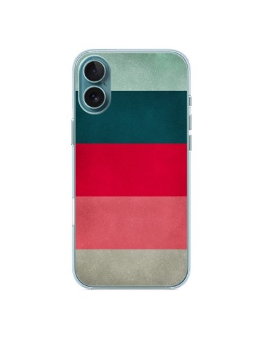 Coque iPhone 16 Plus Bandes New York City Hues - Maximilian San