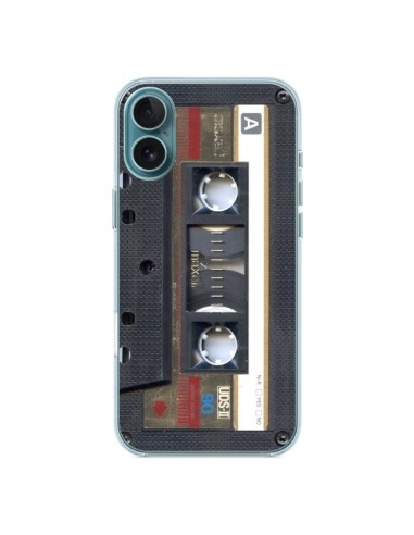 Coque iPhone 16 Plus Cassette Gold K7 - Maximilian San