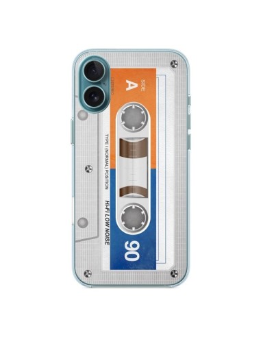 Coque iPhone 16 Plus White Cassette K7 - Maximilian San