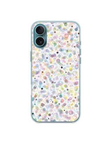 Coque iPhone 16 Plus Cosmic Bubbles Multicolored - Ninola Design