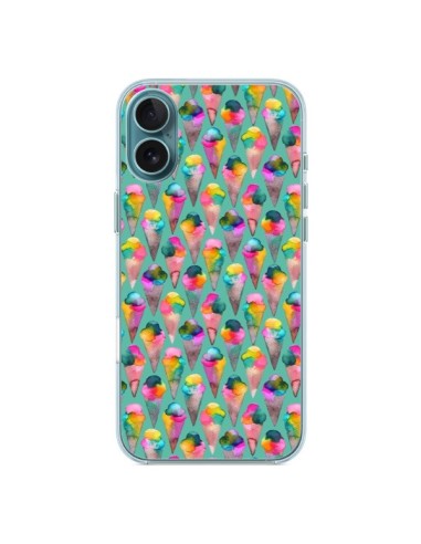 Coque iPhone 16 Plus Cute Ice Creams - Ninola Design