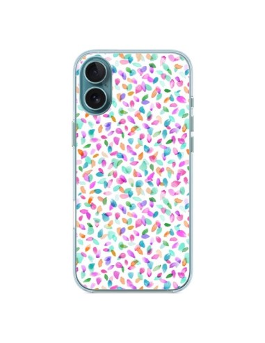 Coque iPhone 16 Plus Flower Petals Pink - Ninola Design