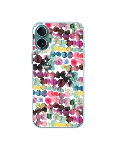 Coque iPhone 16 Plus Gradient Tropical Color Lines - Ninola Design