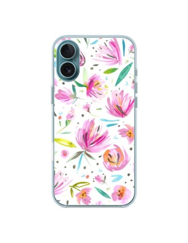 Coque iPhone 16 Plus Painterly Waterolor Texture - Ninola Design