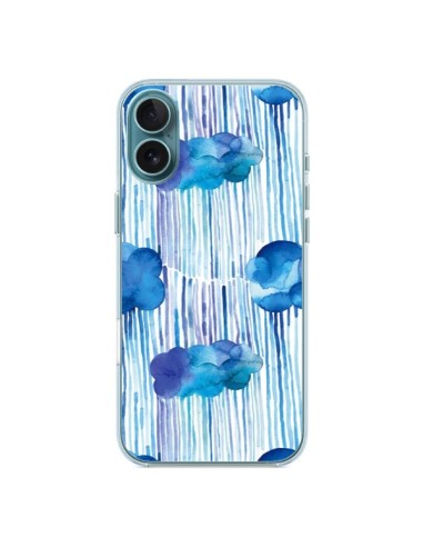 Coque iPhone 16 Plus Rain Stitches Neon - Ninola Design