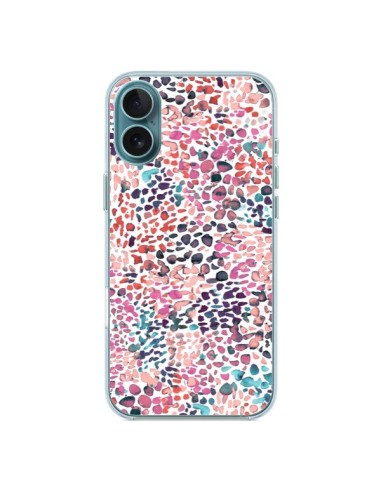 Coque iPhone 16 Plus Soft Nautical Watercolor Lines - Ninola Design