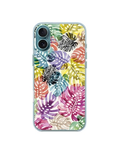 Coque iPhone 16 Plus Tigers and Leopards Yellow - Ninola Design