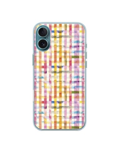 iPhone 16 Plus Case Vichy Black Yellow - Ninola Design