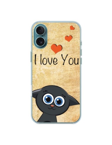 Coque iPhone 16 Plus Cute Cat - Nico